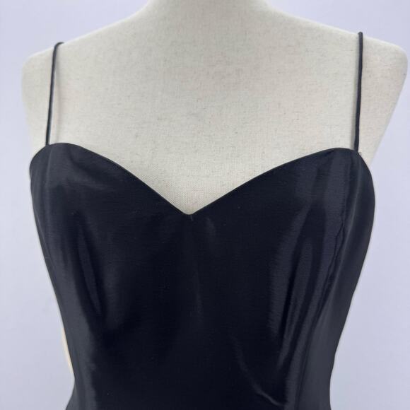 NWT VTG Alfred Angelo Spaghetti Strap Ruffle Hem Dress Y2K Whimsigoth Party sz 8 - Picture 6 of 10